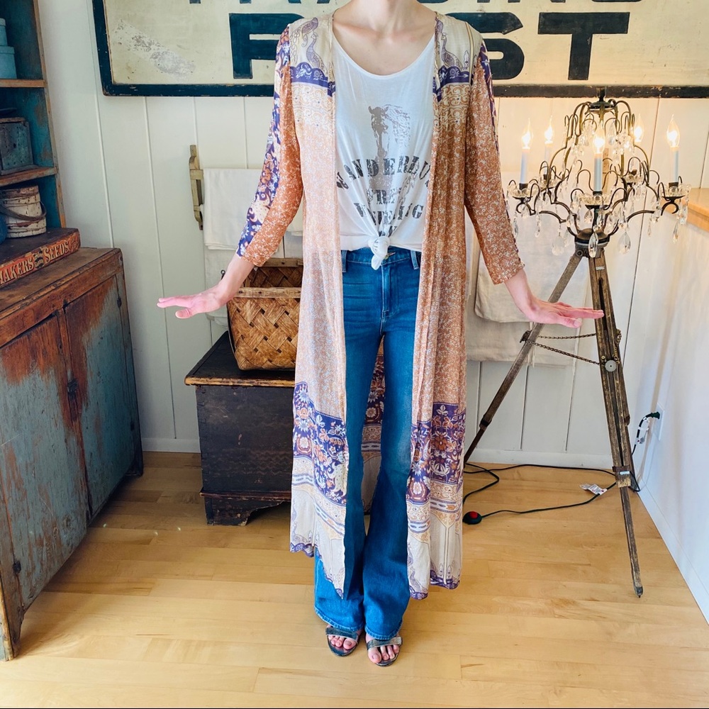 SOLD ♥️ Spell ♥️ Xanadu Duster - Gold Dust - Picture 2 of 13
